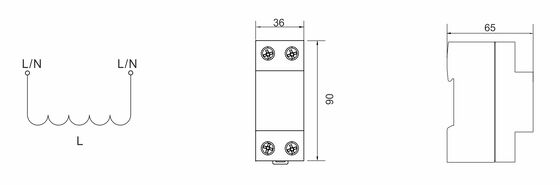 BRCI-63 هماهنگی محرک AC SPD محافظ برق محافظ برق