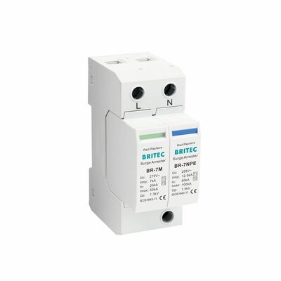 7KA دستگاه حفاظت از تشعشع برق نوع 1+2 با نصب DIN-rail