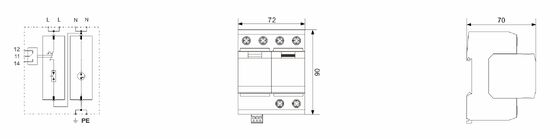 دستگاه حفاظت از SPD با مطابقت IEC 61643-11