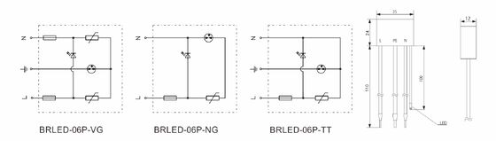 محافظ موج LED IP65 با زمان پاسخگویی کمتر از ۲۵ نانوثانیه و انطباق با IEC/EN61643-11 برای سیستم‌های روشنایی LED