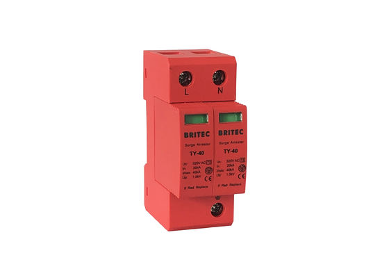 320V Pluggable 40kA 2P Type 2 Surge Protection Surgeular Modul Surge Protection Surge Arular