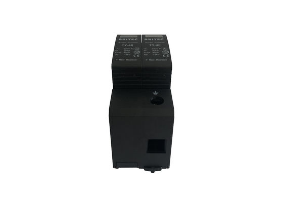 نوع 2 Pluggable 2P Modular Surge Arrestor 320V 40KA Surge Protection Surge