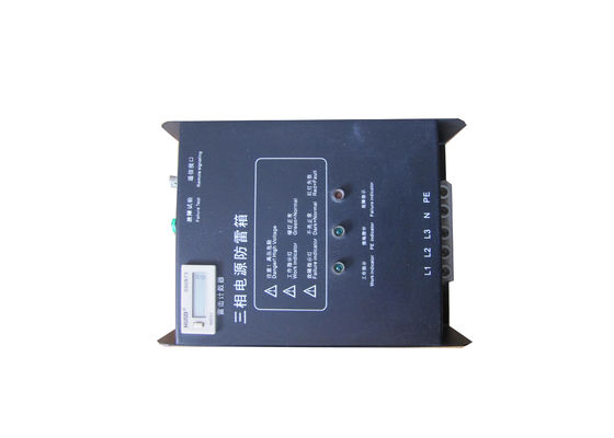 جعبه محافظ Black Surge Protector ، جعبه محافظت از رعد و برق برای منبع تغذیه AC 380V