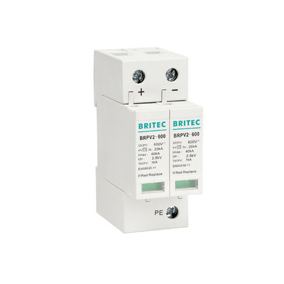 BRPV3-1000 1000V 40kA 3P DC خورشیدی PV Surge Protection دستگاه Surge Arrester خاموش کننده برق