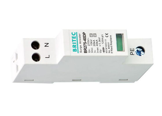 نوع حفاظتی الکتریکی نوع محافظ 3 275V 40kA محافظ رعد و برق