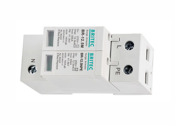 کلاس B + C محافظ برق 12.5kA Iimp 275V AC T1 + T2 SPD