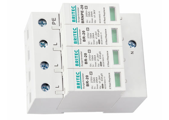 دستگاه محافظ برق 275 ولت AC Surge Protector 20kA دستگاه محافظ برق صاعقه