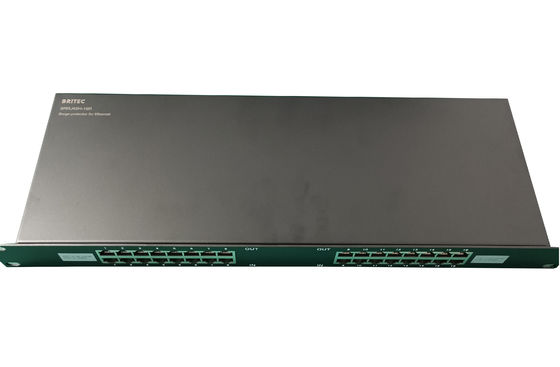 محافظ ولتاژ سیگنال مخابراتی BRRJ45H-16R، محافظت از نوسانات اترنت با قابلیت نصب در رک 1000M