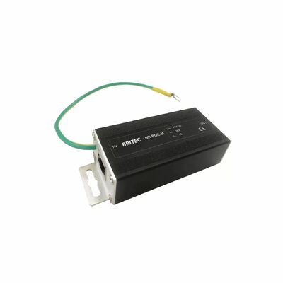 BR-POE-M POE محافظ افزایش برق با 3kA جریان اسمی DIN ریل نصب شده و حفاظت IP20 برای شبکه های RJ45 مخابرات صنعتی SPD تولید کننده