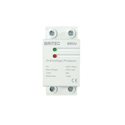 BROU-40 63AVدفاع کننده ولتاژ بیش از ولتاژ و زیر ولتاژ دستگاه محافظ با عملکرد بازپرداخت خودکار