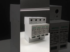 CE کلاس B+C 12.5KA صاعقه گیر جذب جریان بالا جریان تخلیه