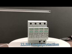 BR-12.5M 4P کلاس 1 نوع محافظت از افزایش موج دستگاه گیرنده رعد و برق حفاظت از افزایش برق